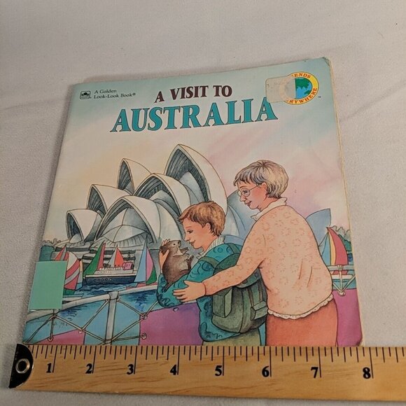 A Visit To Australia by Mary Packard Golden Look-Look Book kids children story - Picture 7 of 8